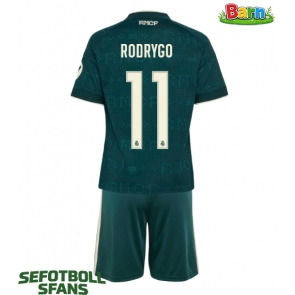 Real Madrid Rodrygo Goes #11 Bortaställ Barn 2026-27 Kortärmad (+ Korta byxor)